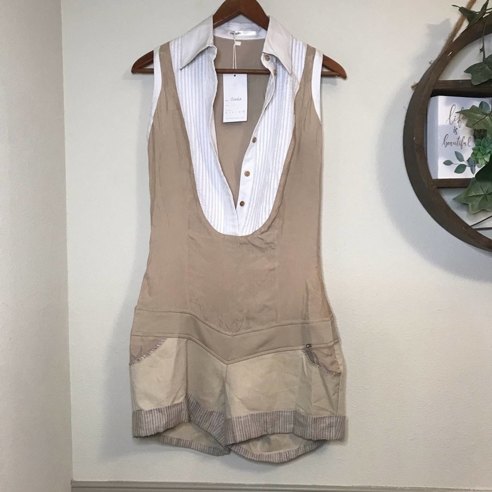 Anne Turtaut romper sleeveless size XS